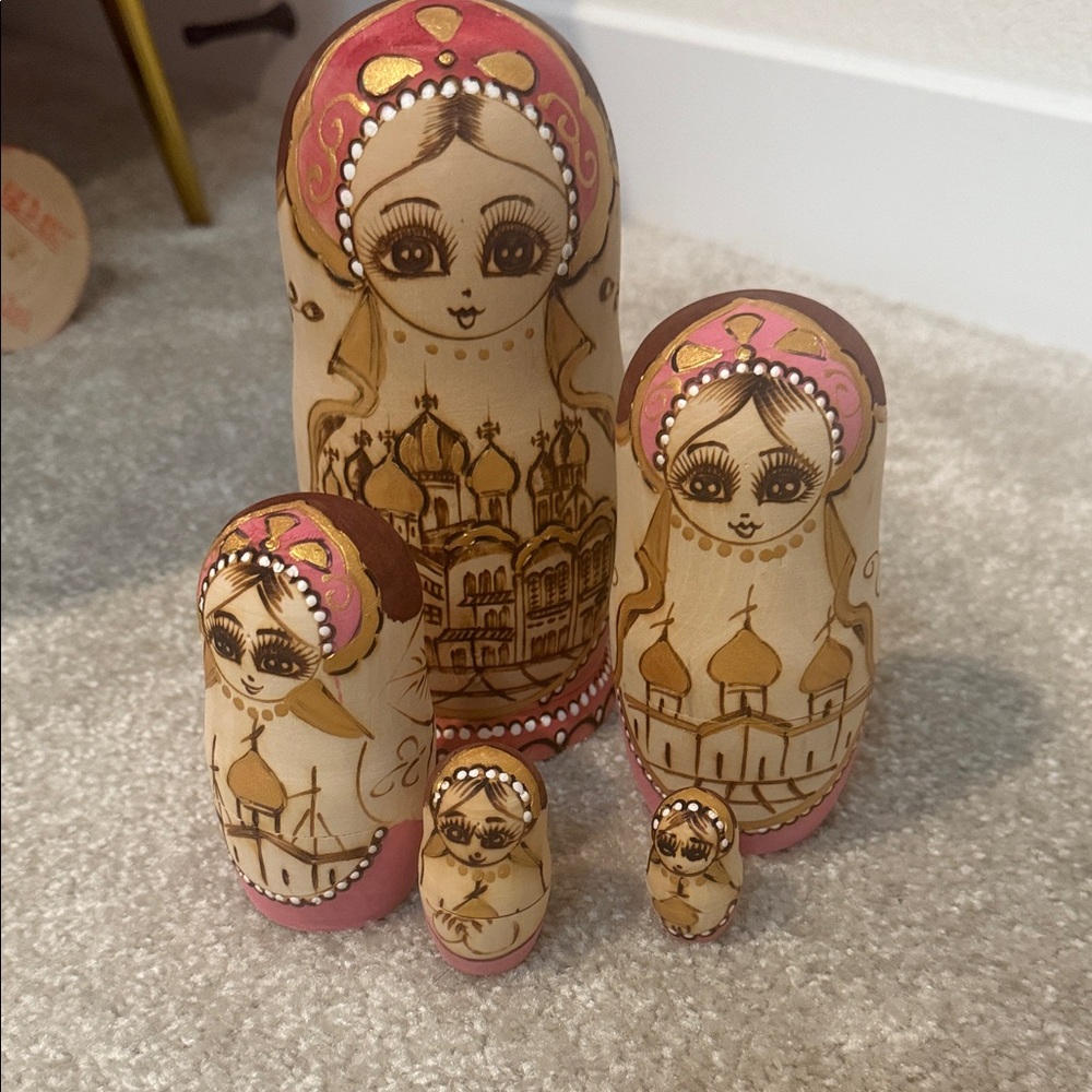 Hand-Painted Russian Nesting Doll